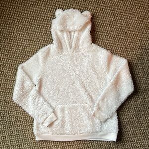 Wondershop white, bear hoodie
